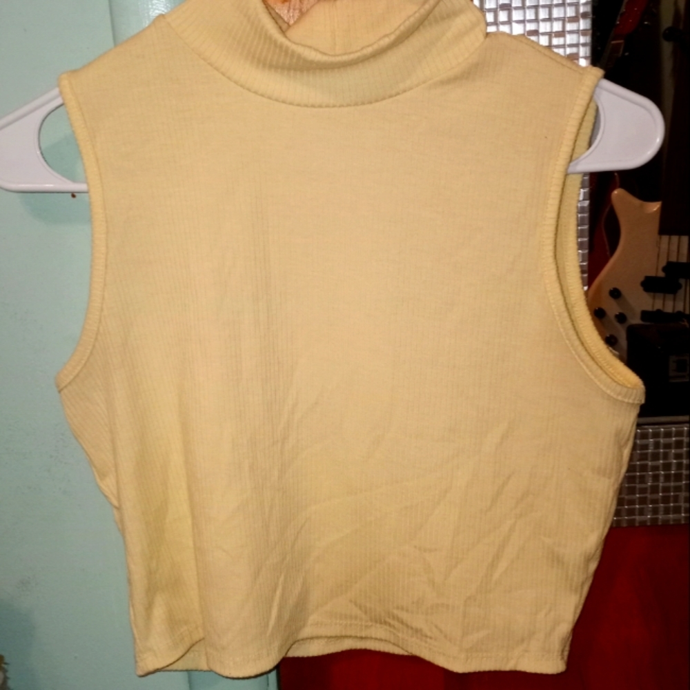 Paper Moon Cropped Tank Top